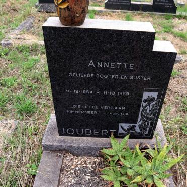 JOUBERT Annette 1954-1969