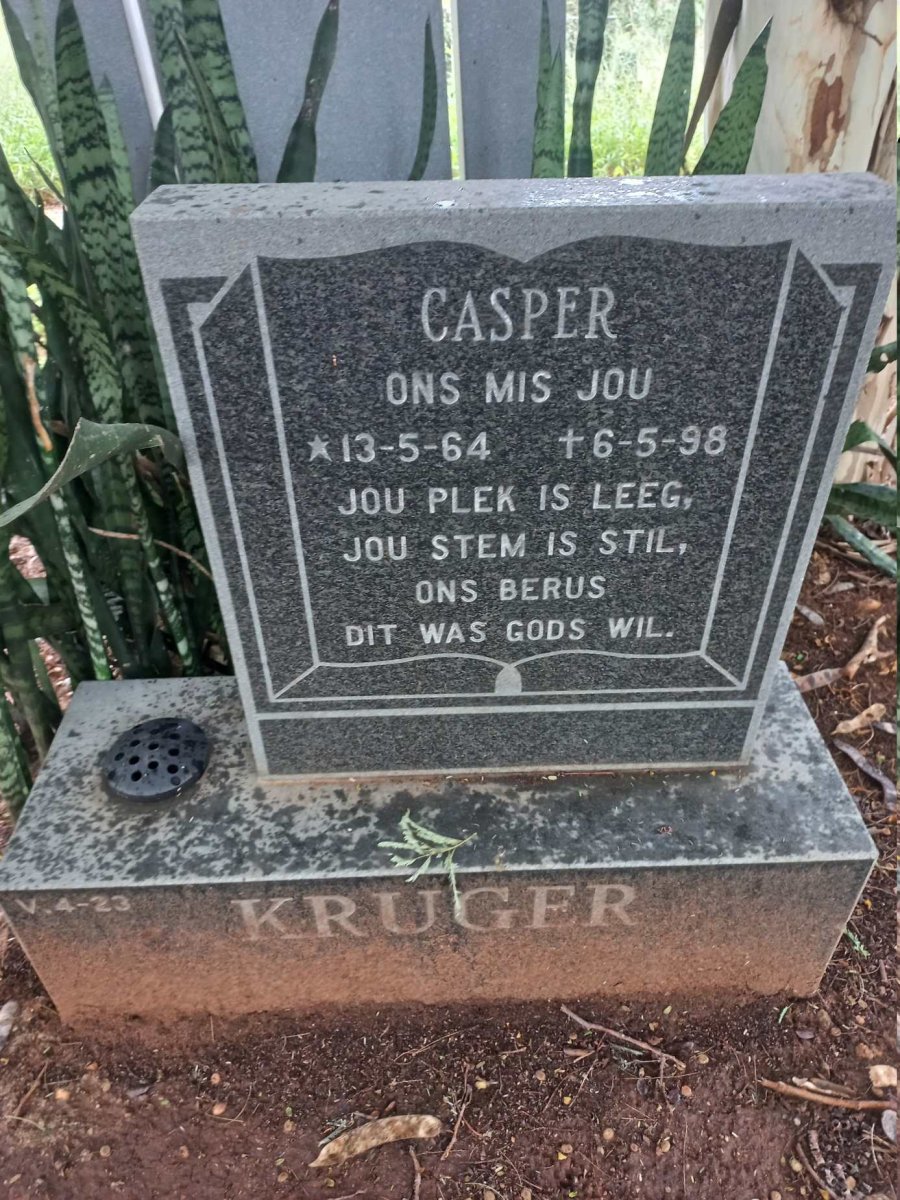 KRUGER Casper 1964-1998