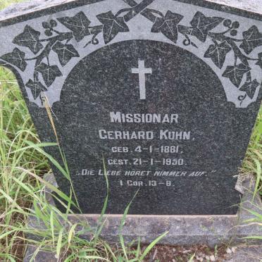 KUHN Gerhard 1881-1050 
