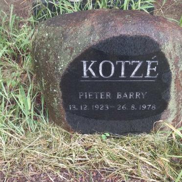 KOTZE Pieter Barry 1923-1978