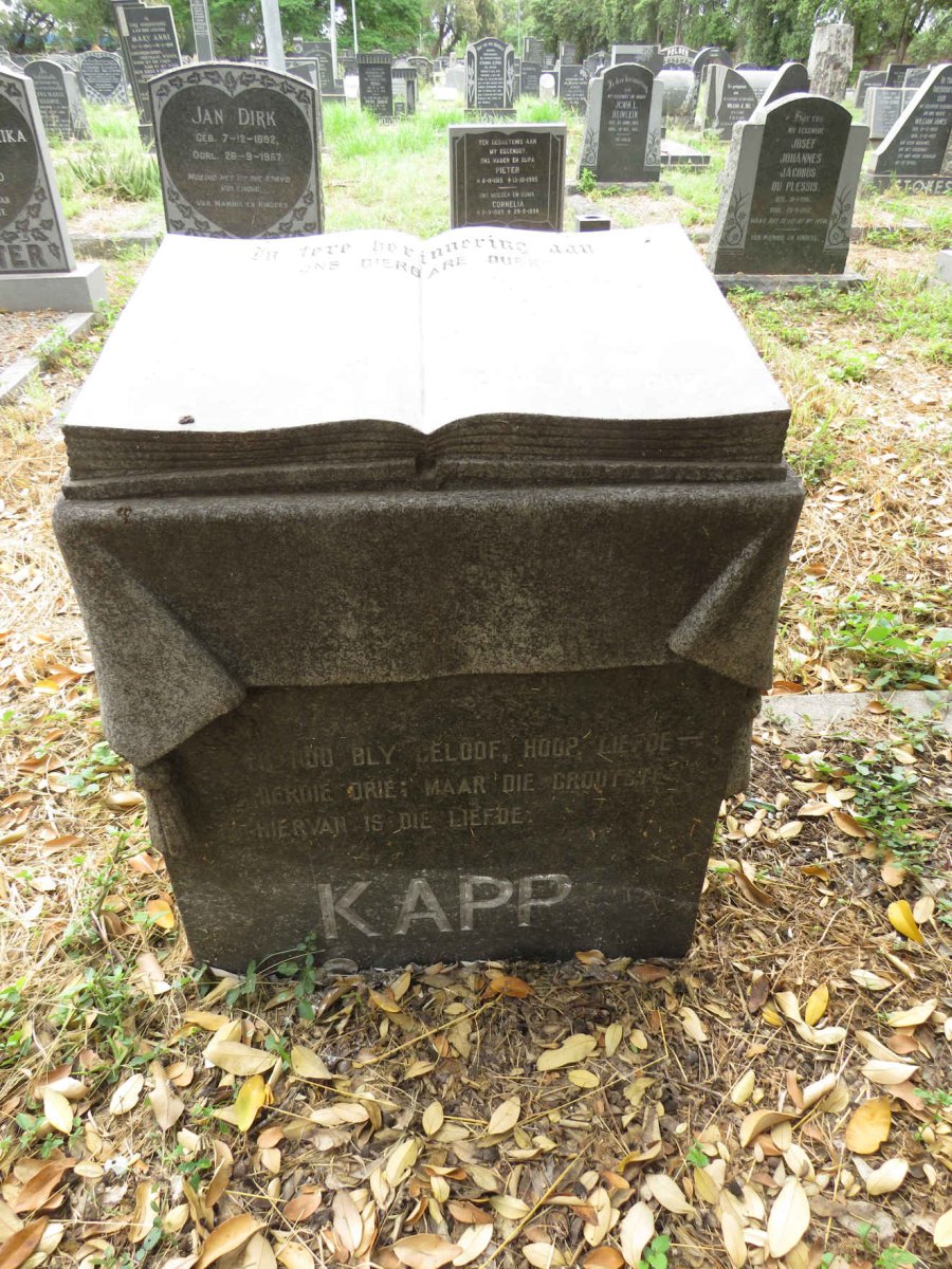 KAPP George Berry 1892-1959 & Hermina Christina nee SMITH-VAN TONDER 1897-1957_1