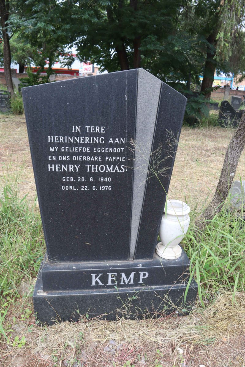 KEMP Henry Thomas 1940-1976