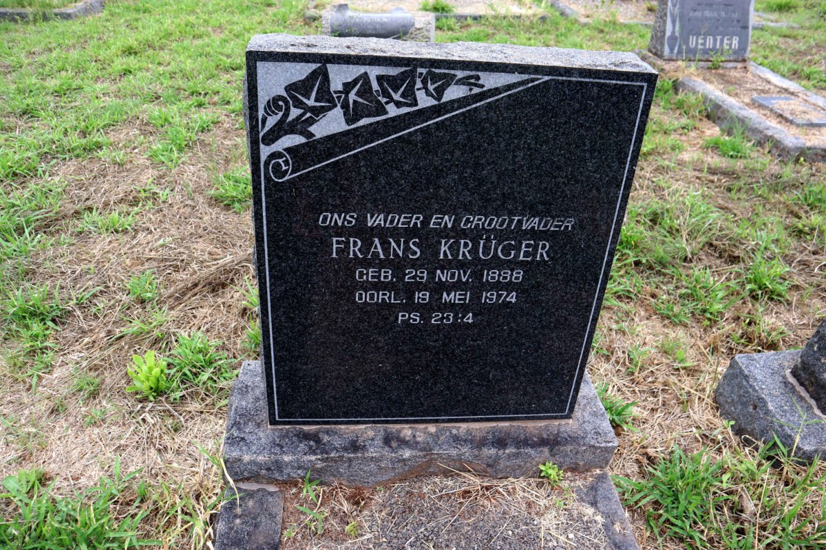 KRUGER Frans 1888-1974