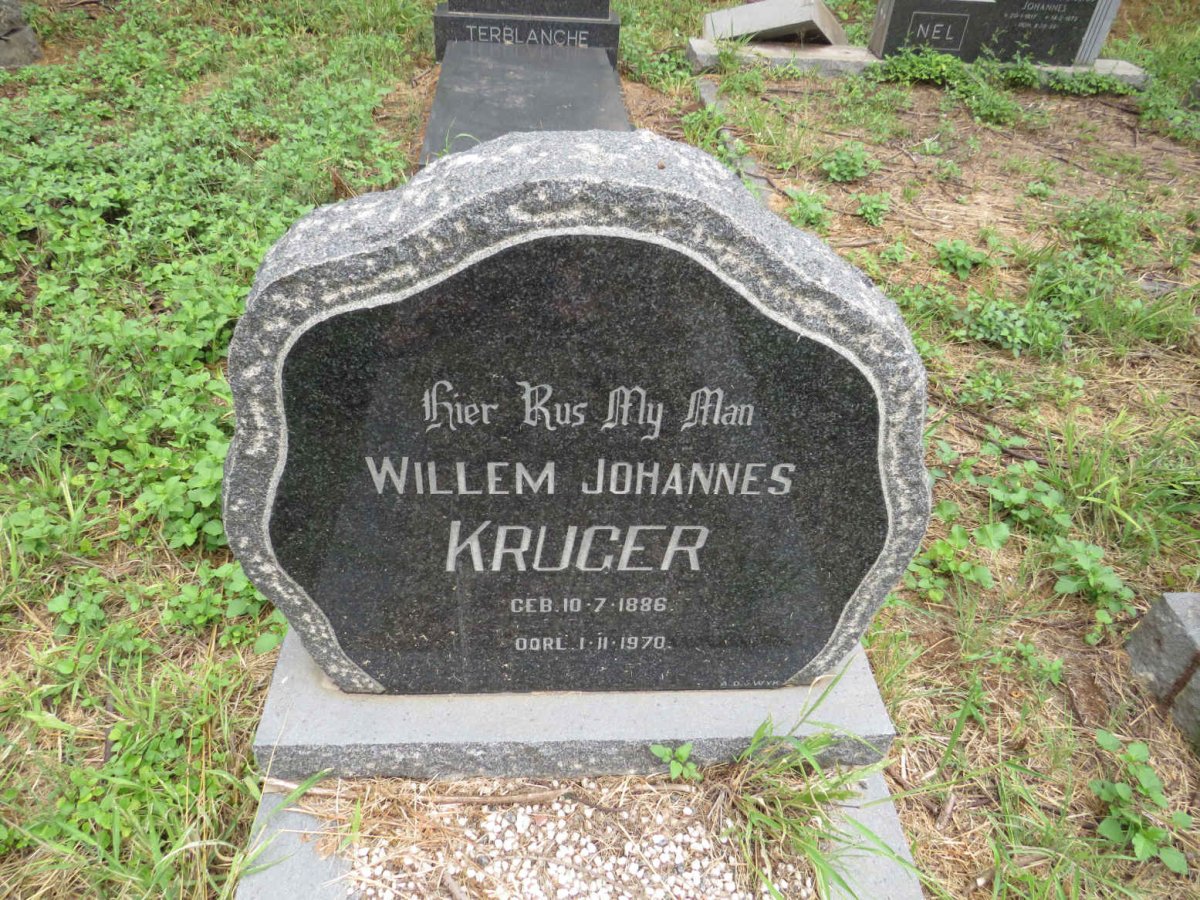 KRUGER Willem Johannes 1886-1970
