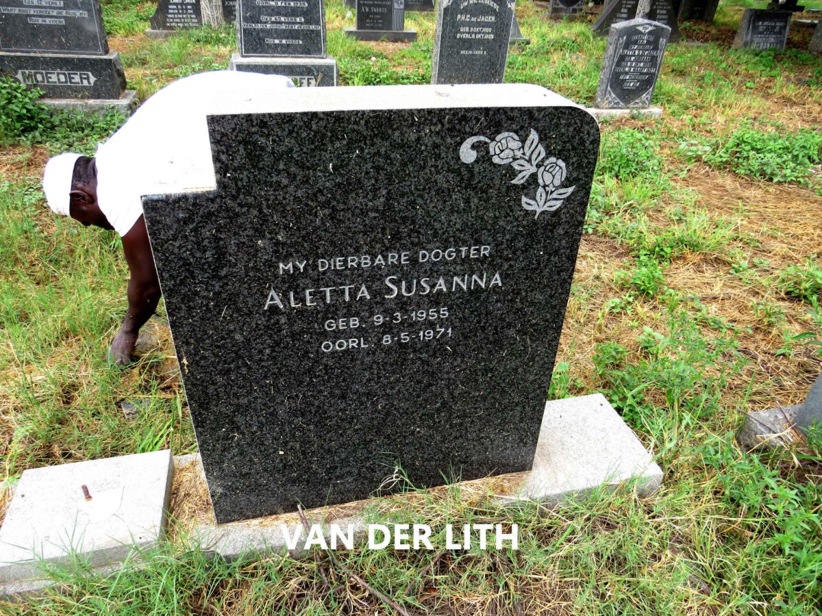 LITH Aletta Susanna, van der 1955-1971