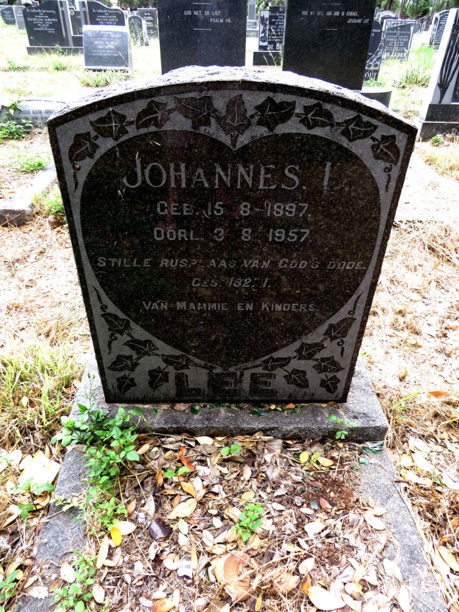 LEE Johannes I. 1897-1957