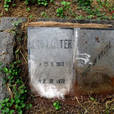 LOTTER J.M. 1913-1972