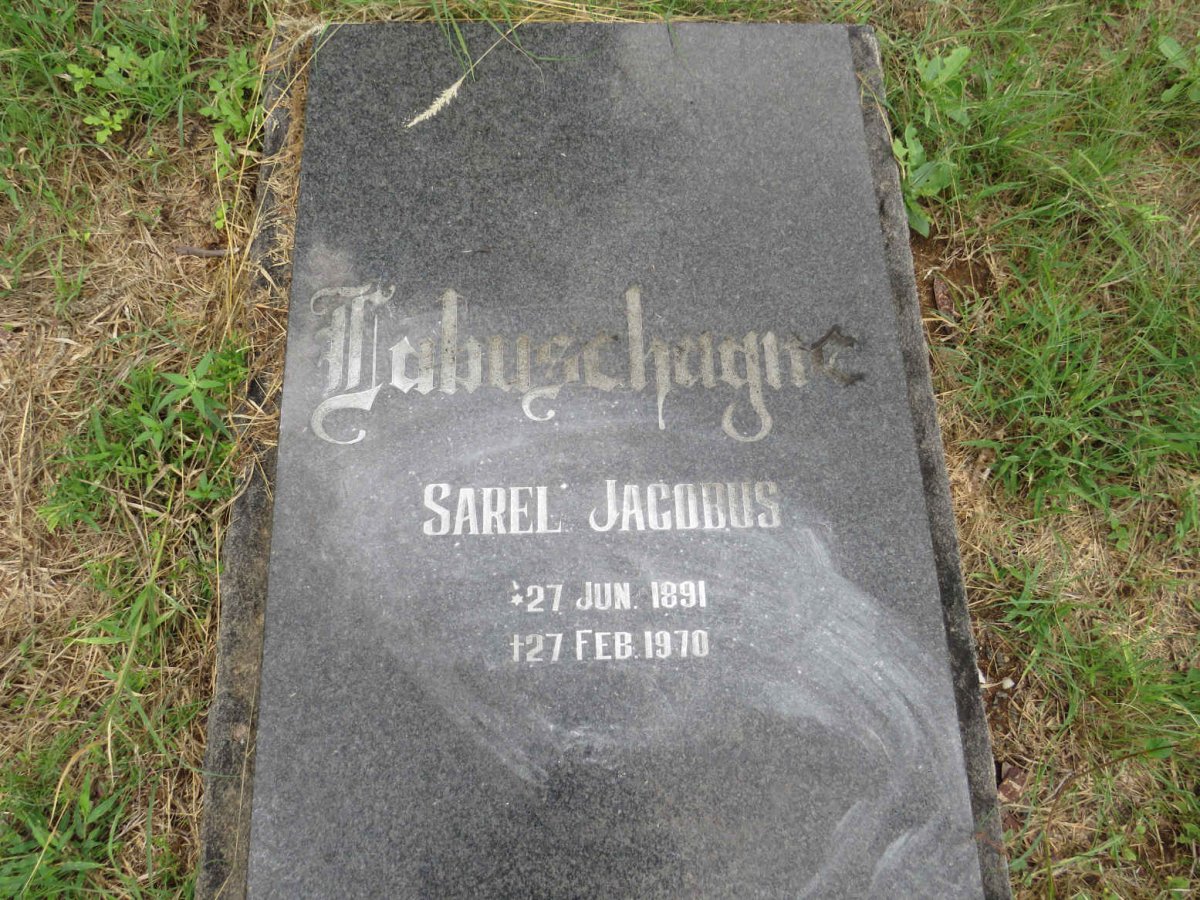 LABUSCHAGNE Sarel Jacobus 1891-1970