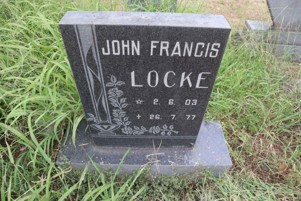 LOCKE John Francis 1903-1977