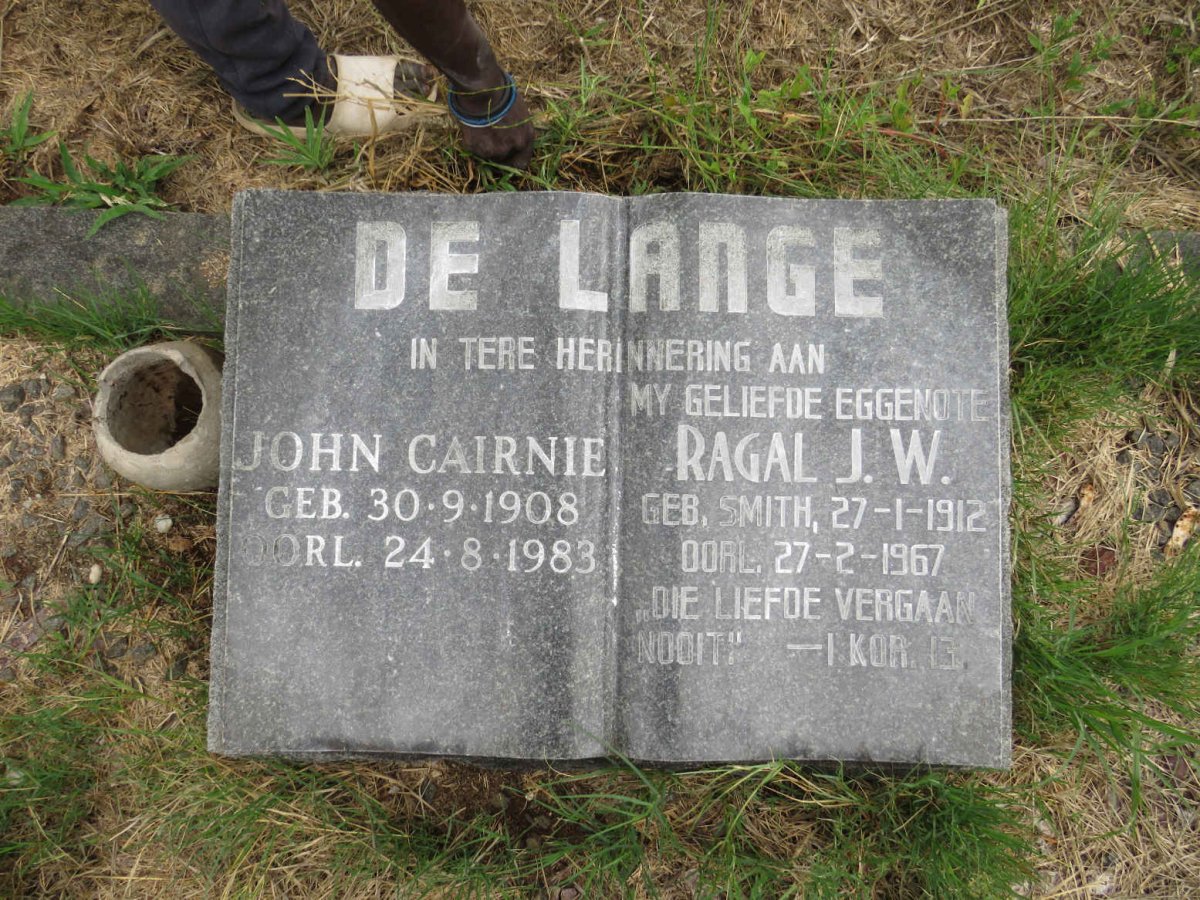 LANGE John Cairnie, de 1908-1983 & Ragal J.W. SMITH 1912-1967