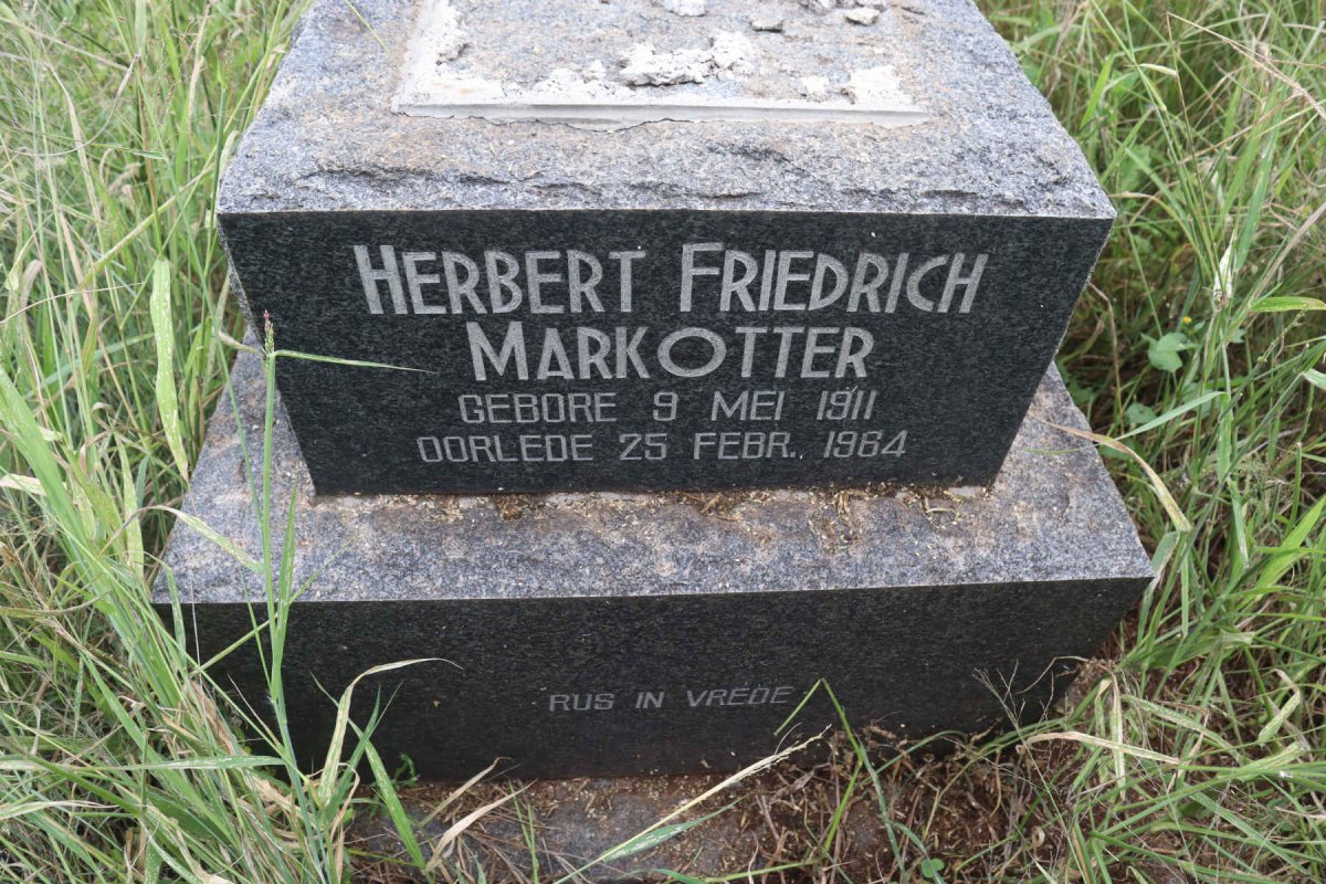 MARKOTTER Herbert Friedrich 1911-1964