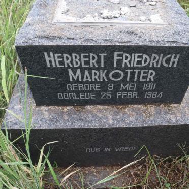 MARKOTTER Herbert Friedrich 1911-1964
