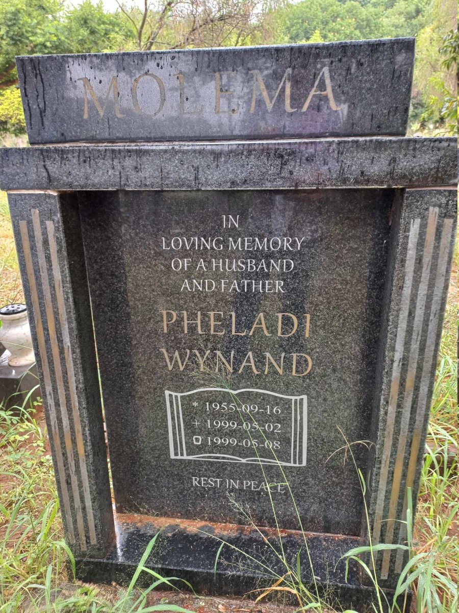 MOLEMA Pheladi Wynand 1955-1999