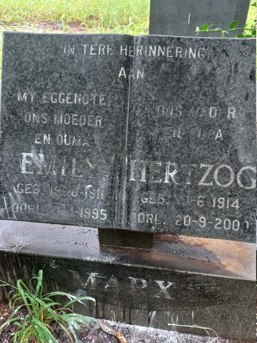 MARX Hertzog 1914-2000 & Emily 1911-1995