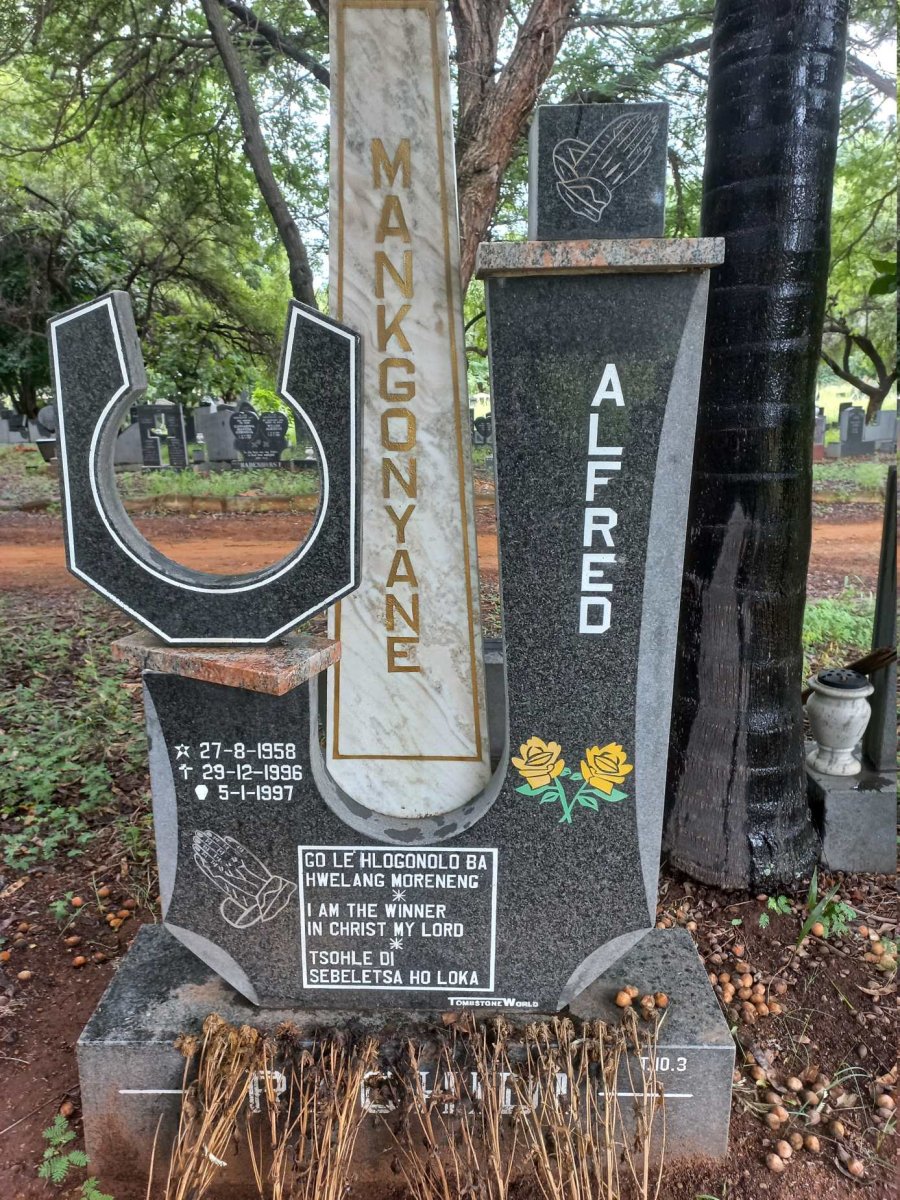 MANKGONYANE Alfred 1958-1996
