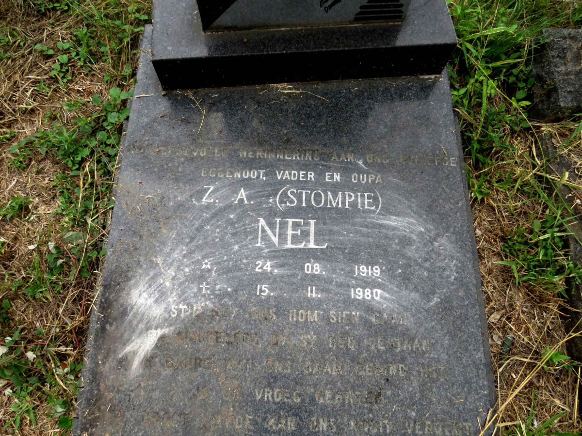 NEL Z.A. 1919-1980