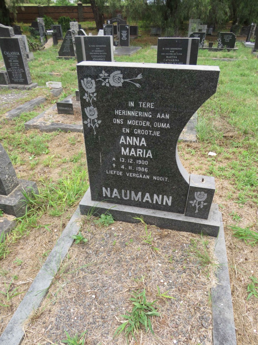 NAUMANN Anna Maria 1900-1986