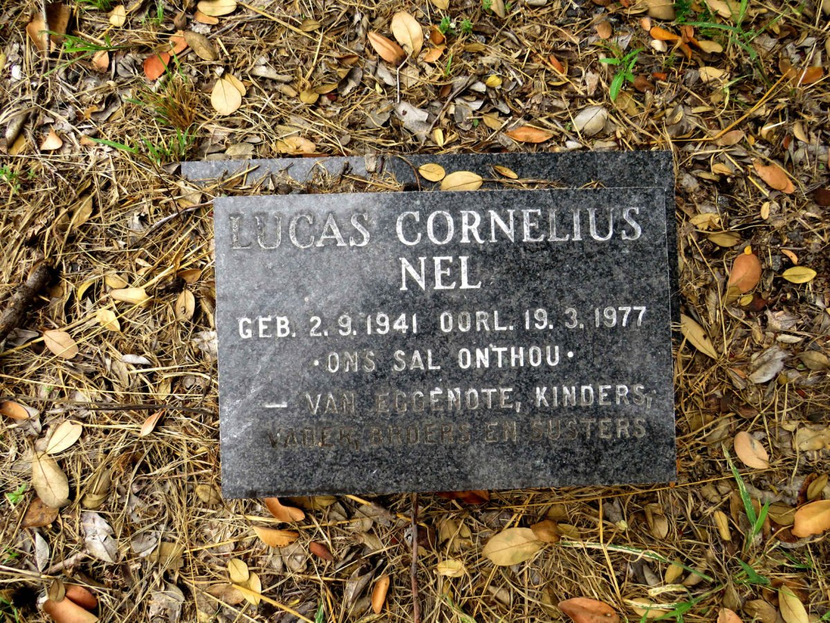 NEL Lucas Cornelius 1941-1977