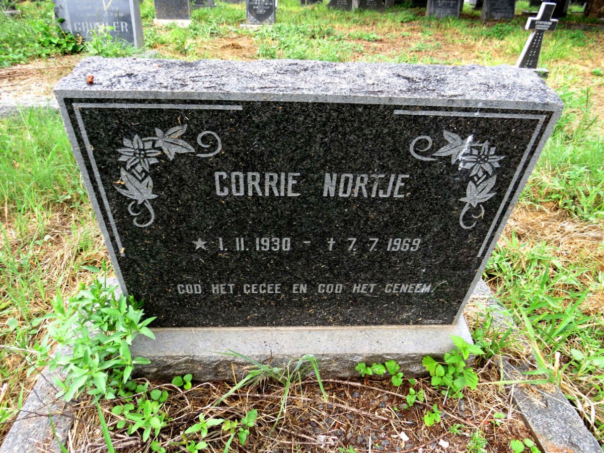 NORTJE Corrie 1930-1969