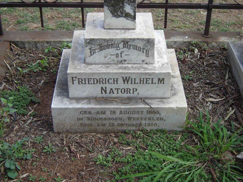 NATORP Friedrich Wilhelm 1889-1910