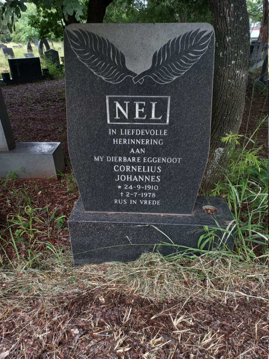 NEL Cornelius Johannes 1910-1978