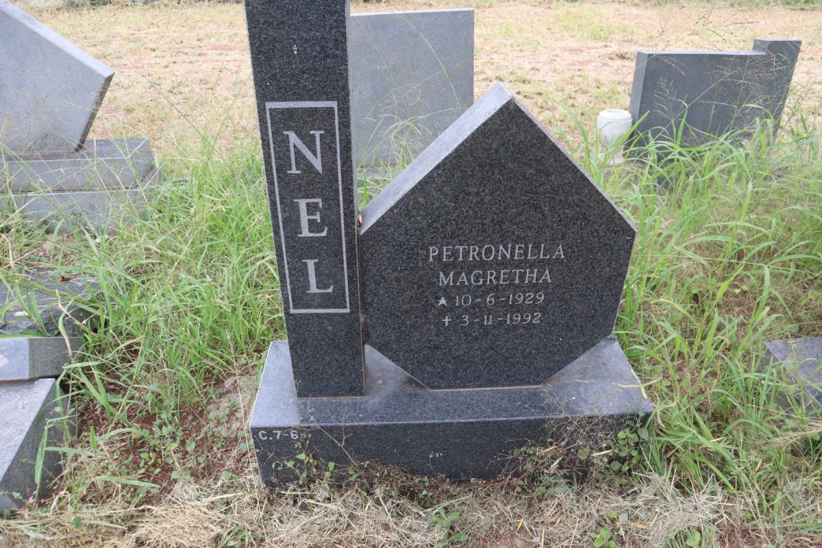 NEL Petronella Magretha 1929-1992