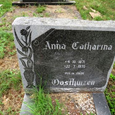 OOSTHUIZEN Anna Catharina 1871-1970