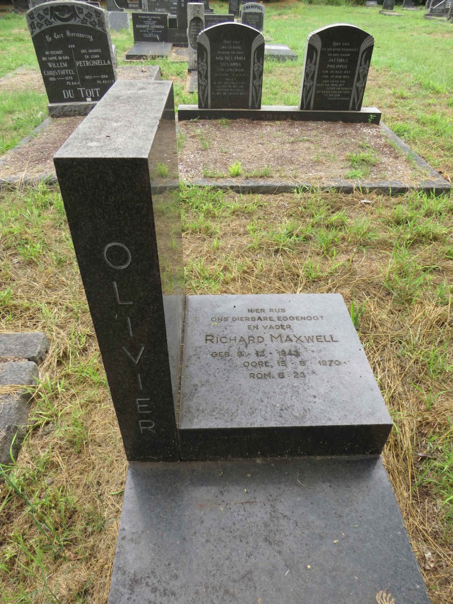OLIVIER Richard Maxwell 1943-1970_1