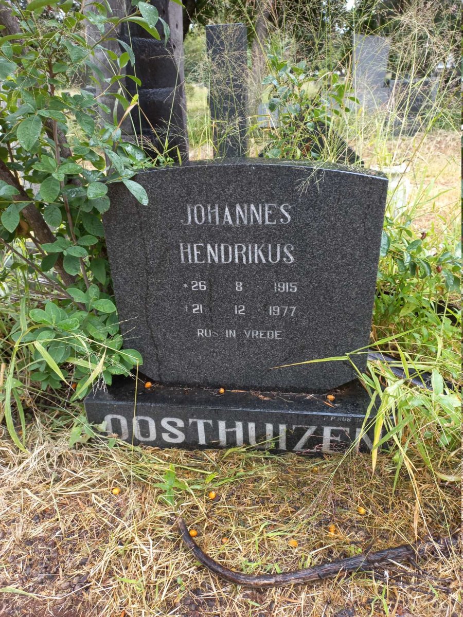 OOSTHUIZEN Johannes Hendrikus 1915-1977