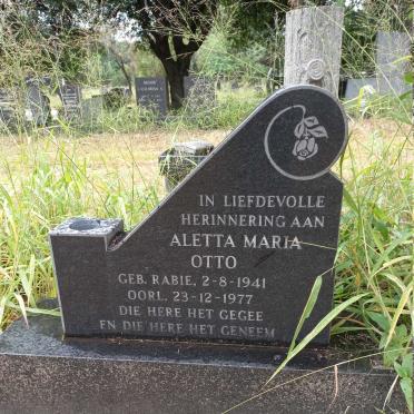 OTTO Aletta Maria 1941-1977