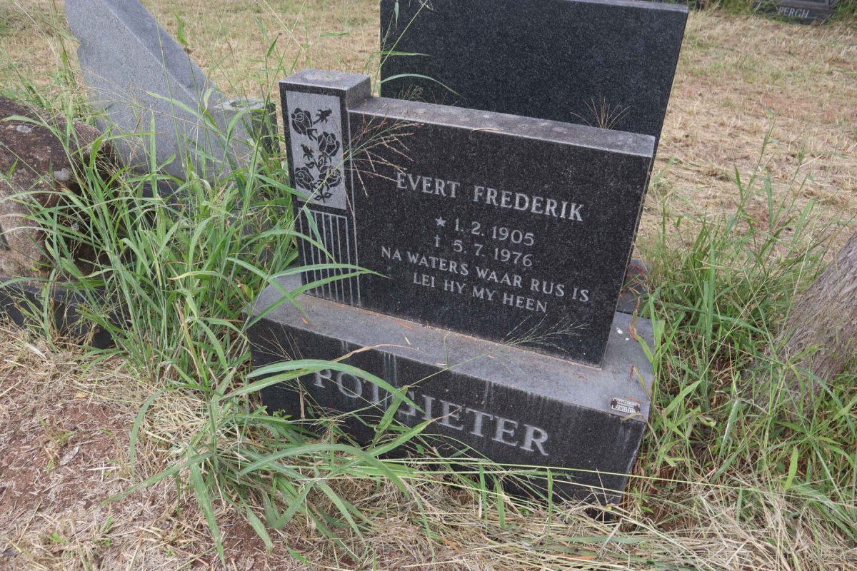POTGIETER Evert Frederik 1905-1976