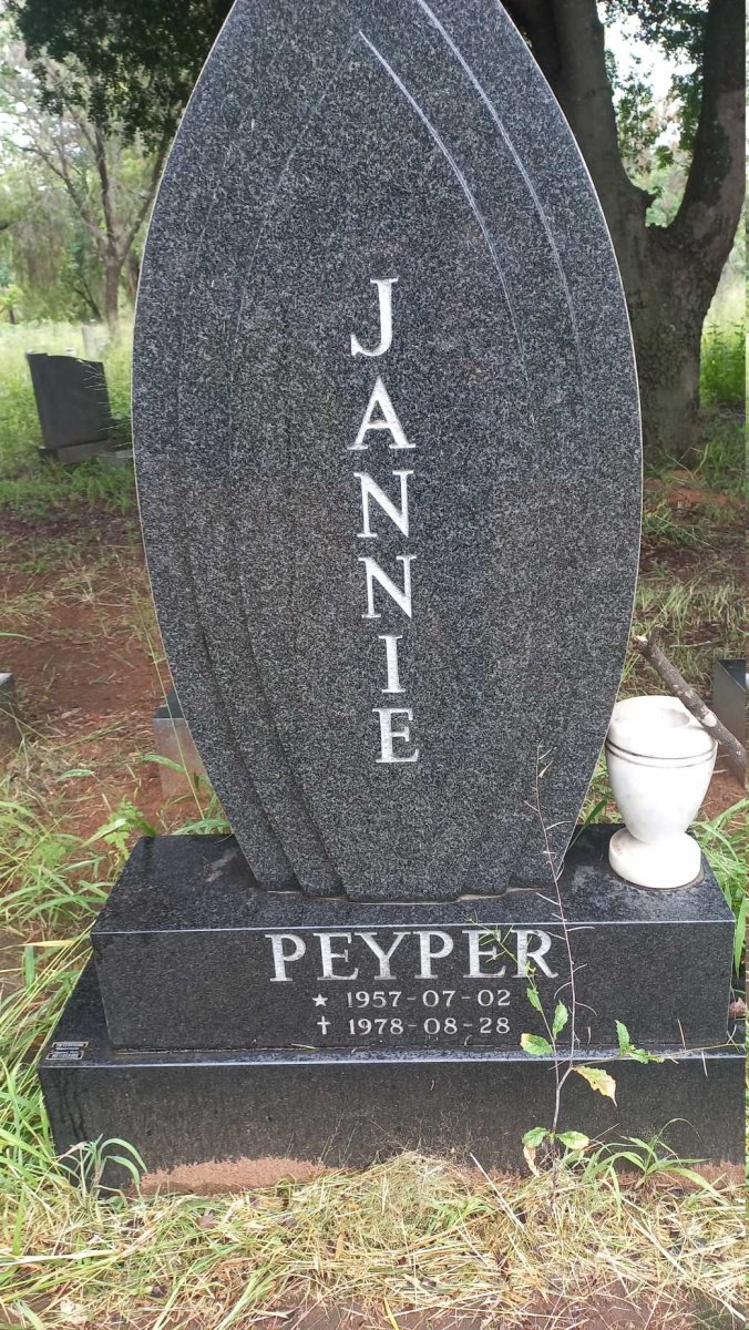 PEYPER Jannie 1957-1978