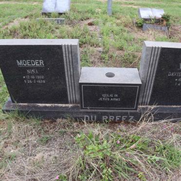 PREEZ David Francois, du 1877-1960 & Nina 1902-1978