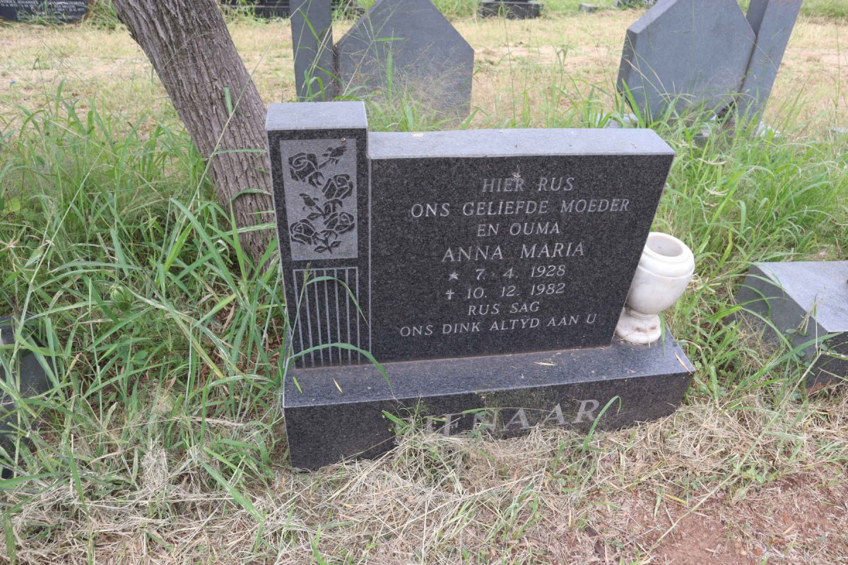PIENAAR Anna Maria 1928-1982