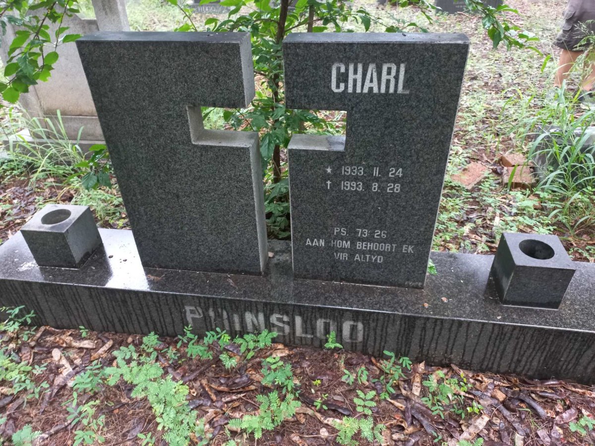PRINSLOO Charl 1933-1993