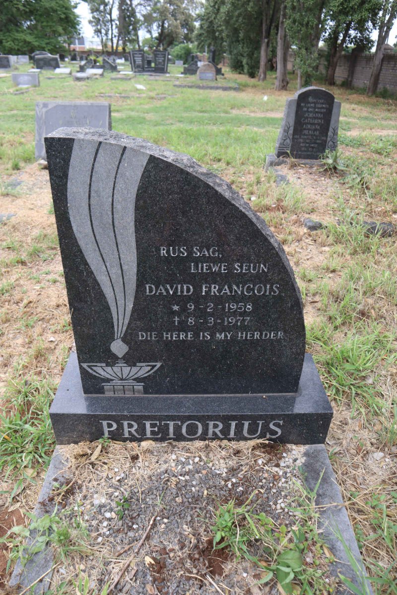 PRETORIUS David Francois 1958-2977
