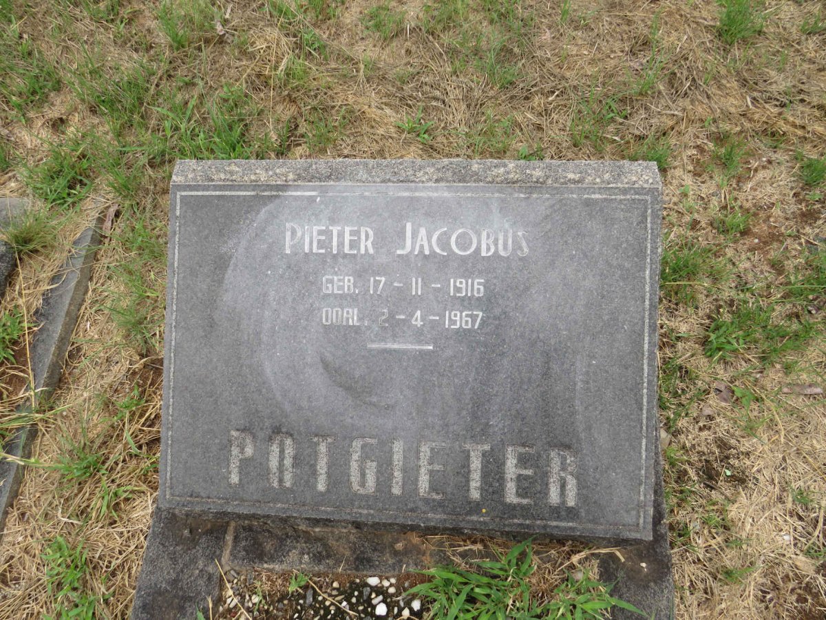 POTGIETER Pieter Jacobus 1916-1967