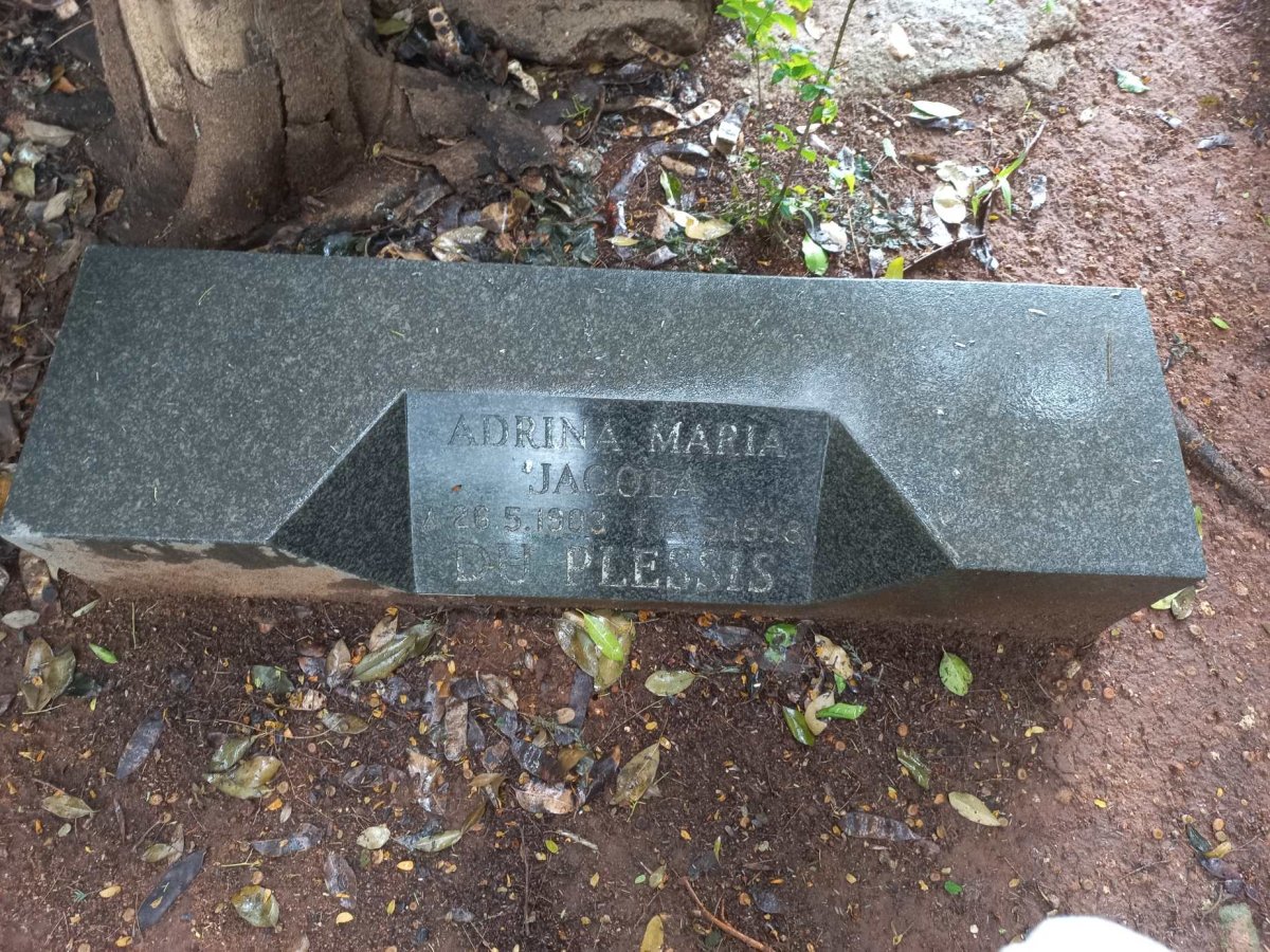 PLESSIS Adrina Maria Jacoba, du 1903-1998