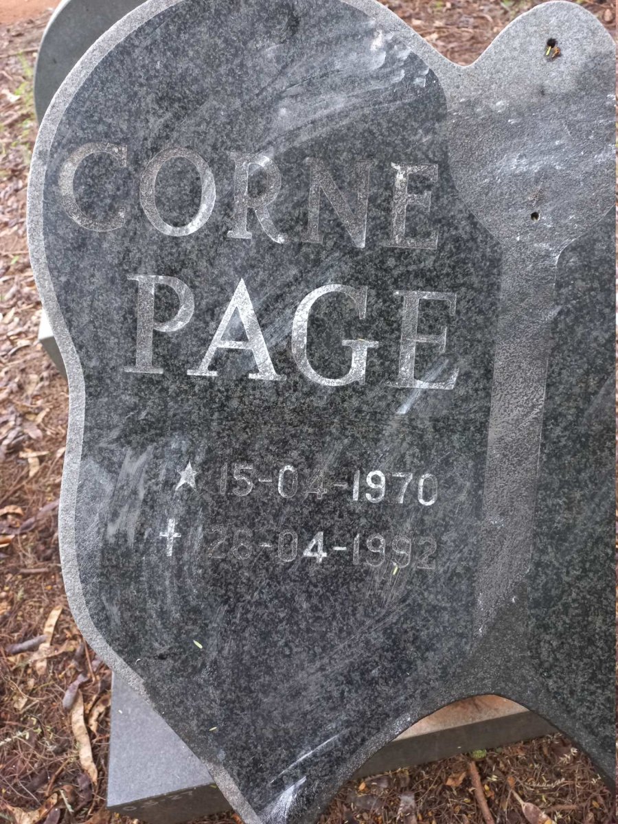 PAGE Corne 1970-1992