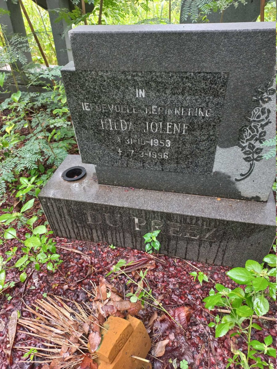 PREEZ Hilda Jolene, du 1953-1996