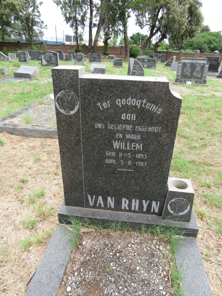 RHYN Willem, van 1893-1967