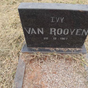 ROOYEN Ivy, van -1967