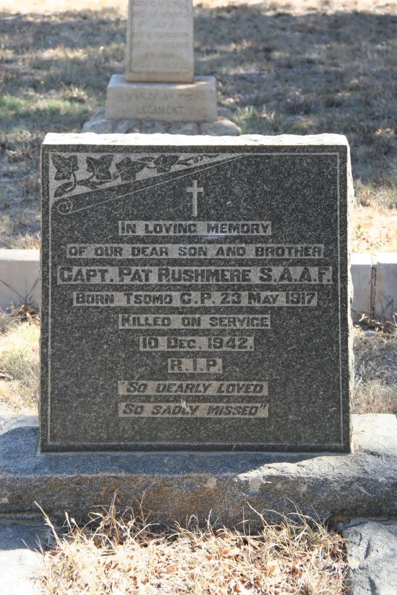 RUSHMERE Pat 1917-1942