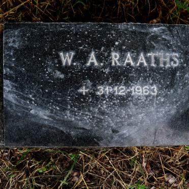 RAATHS W.A. 1963