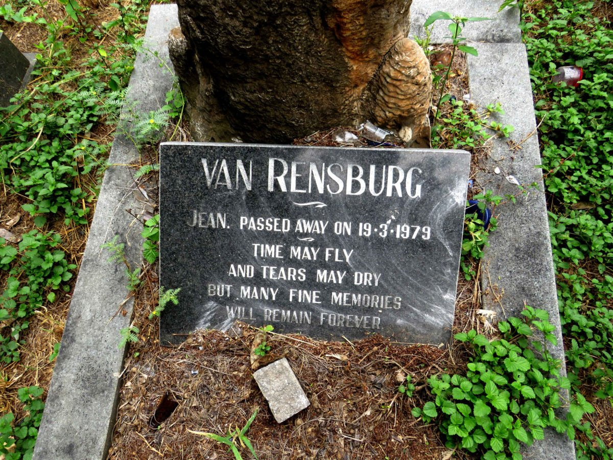 RENSBURG Jean, van -1979