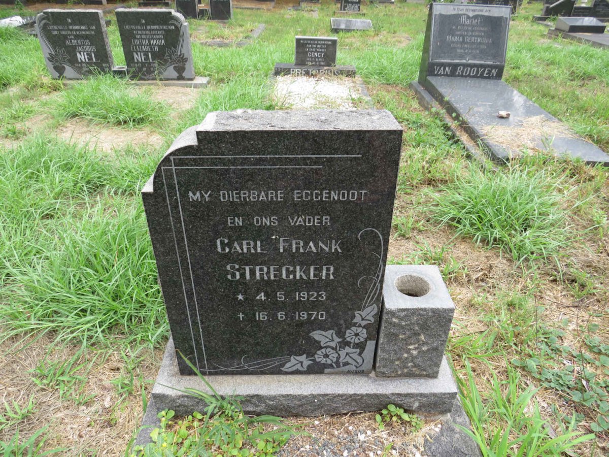 STRECKER Carl Frank 1923-1970