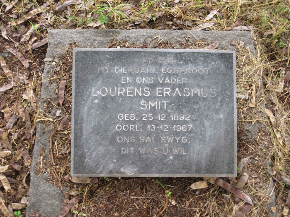 SMIT Lourens Erasmus 1892-1967