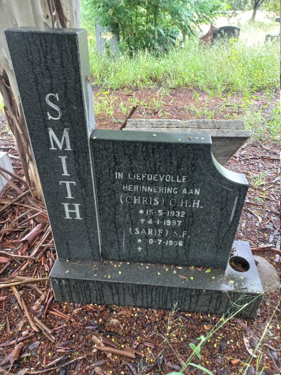 SMITH Chris 1932-1997 & Sarie 1936-