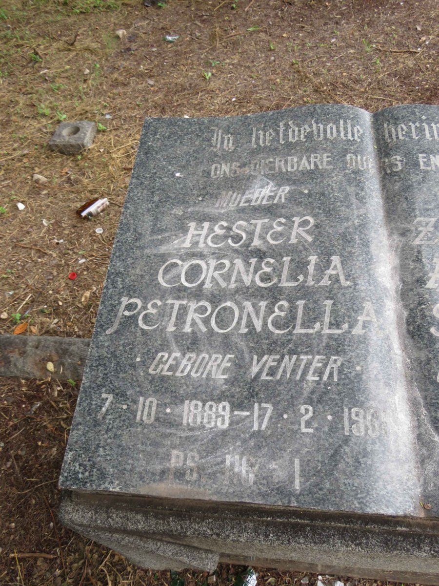 SMITH Zacharias Arnoldus Stephanus 1887-1960 & Hester Cornelia Petronella VENTER 1889-1961_3