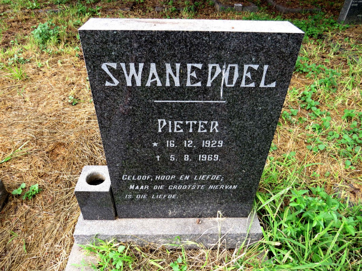 SWANEPOEL Pieter 1929-1969